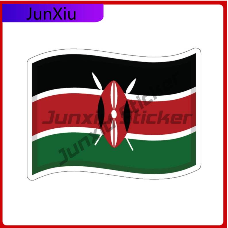 Phone Cases Kenya - Autocollant drapeau du Kenya, décorations imperméables,