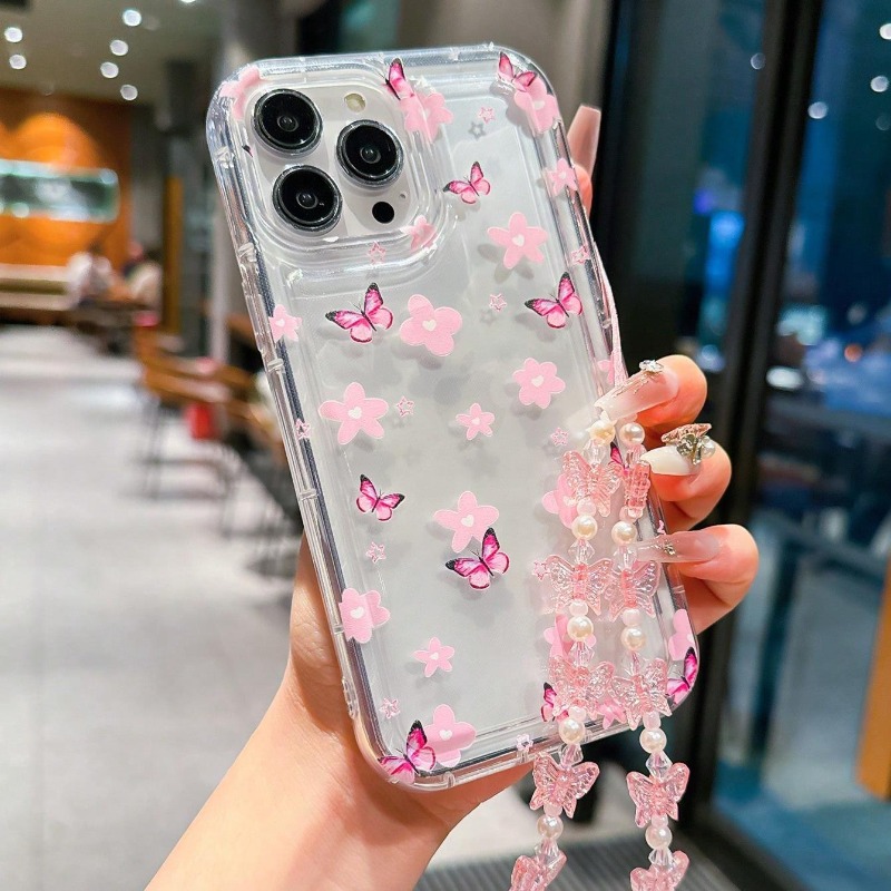 Phone Cases Best - Jolie coque de téléphone fleur papillon,