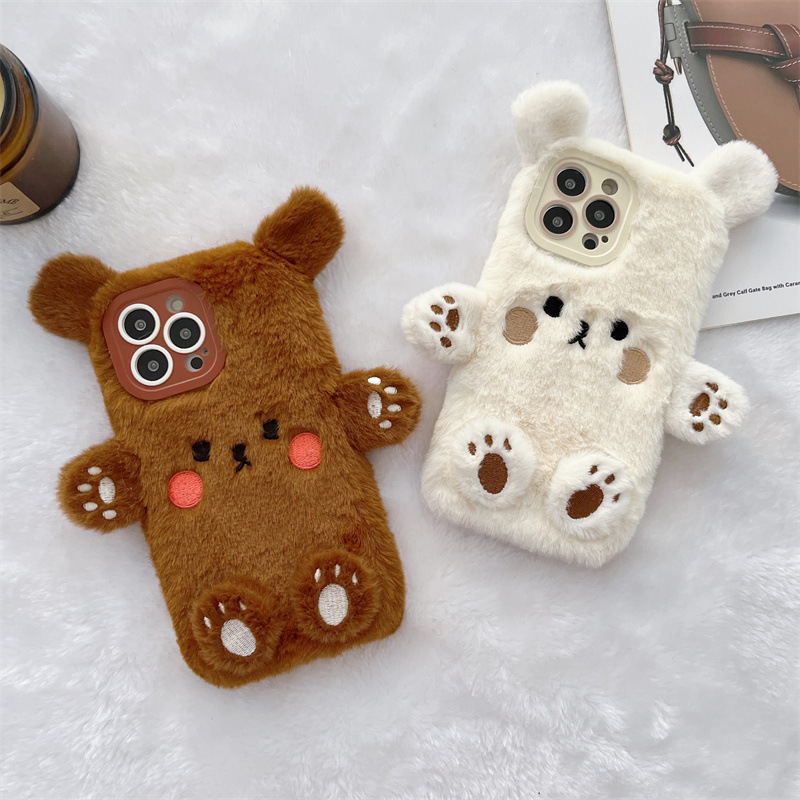 Phone Cases Iphone 14 - Coque de téléphone antichoc en peluche
