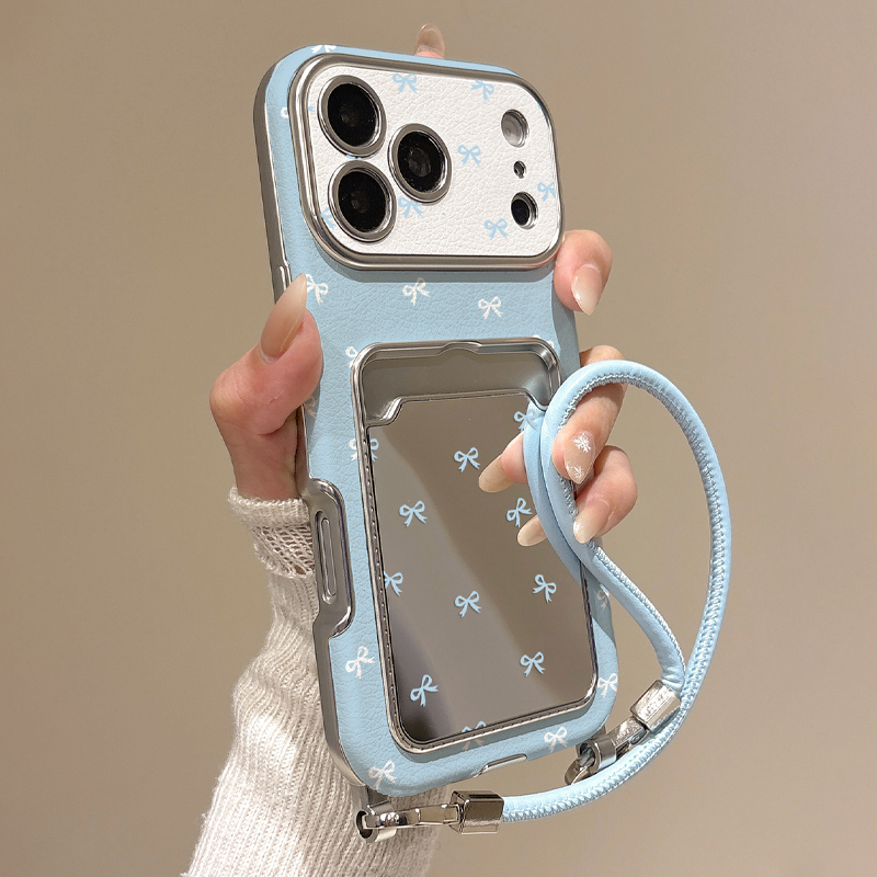 Phone Cases With Loop - Étui de téléphone mignon avec miroir