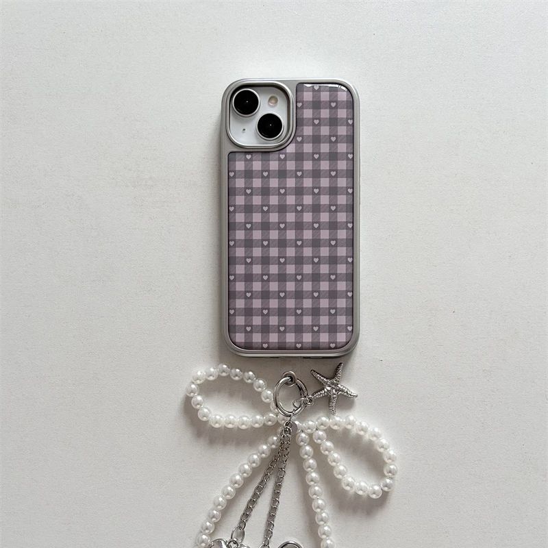 Phone Cases Purple - Rose violet en forme de coeur