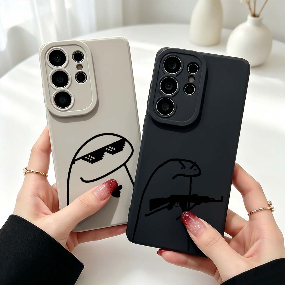 Phone Cases Men - Coque en silicone souple motif dessin