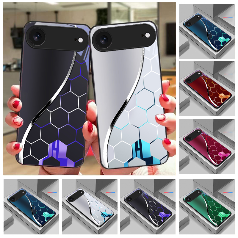 Phone Cases Purple - Coque de téléphone en verre noir