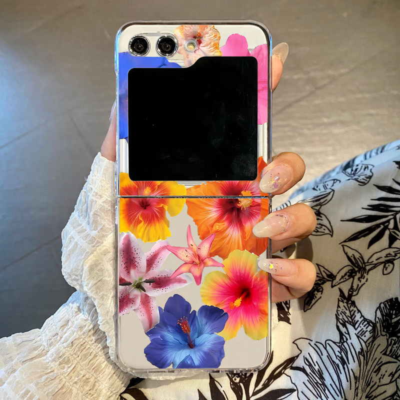 Phone Cases Z Fold 5 - Coque de téléphone à imprimé Floral