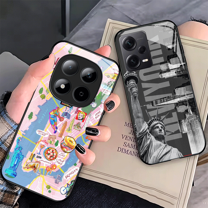 Phone Cases York - Coque de téléphone en verre antichoc
