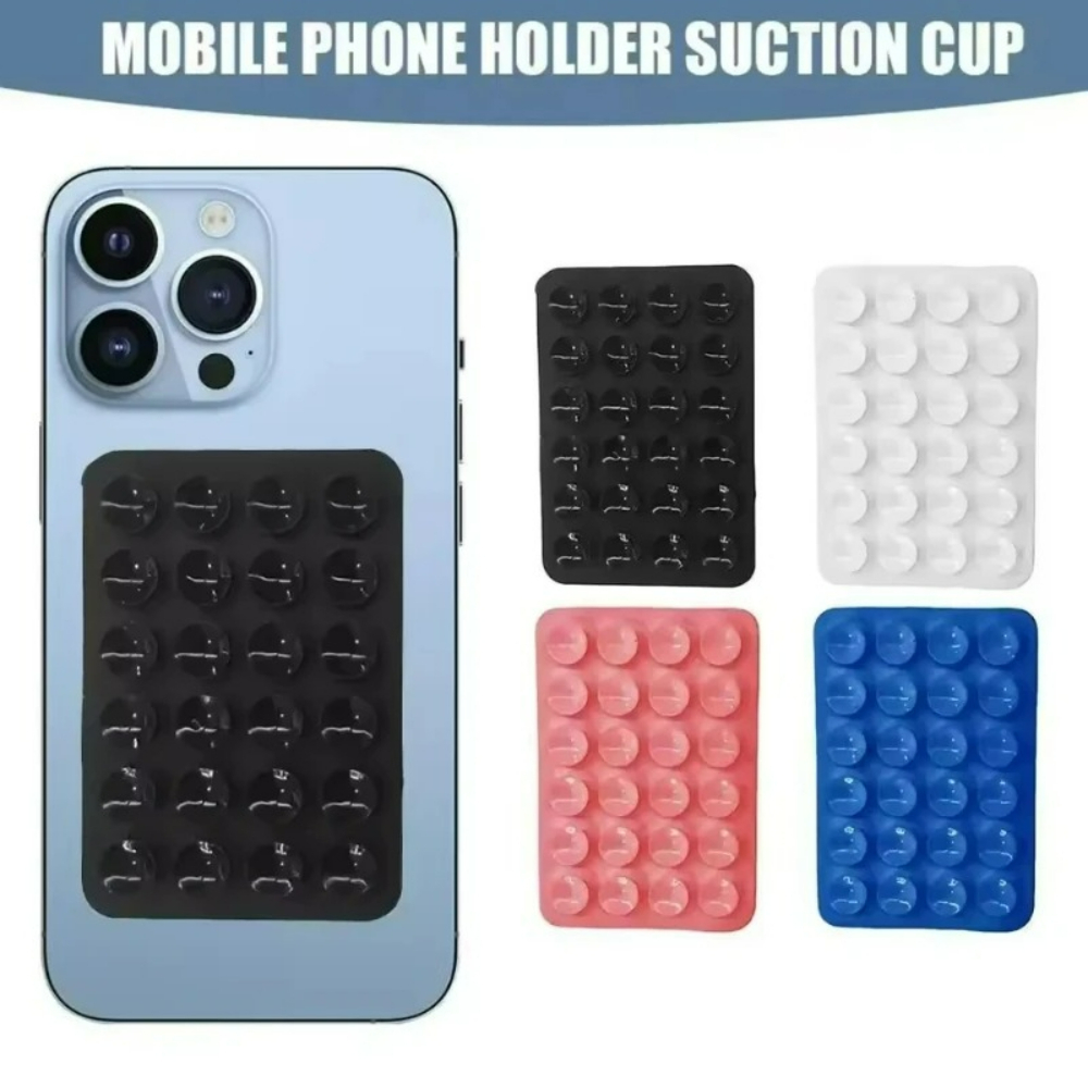 Phone Cases Video - Support de téléphone en silicone, ventouse