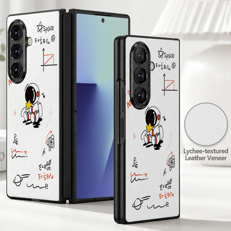 Phone Cases Z Fold 5 - Étui de téléphone en cuir PU