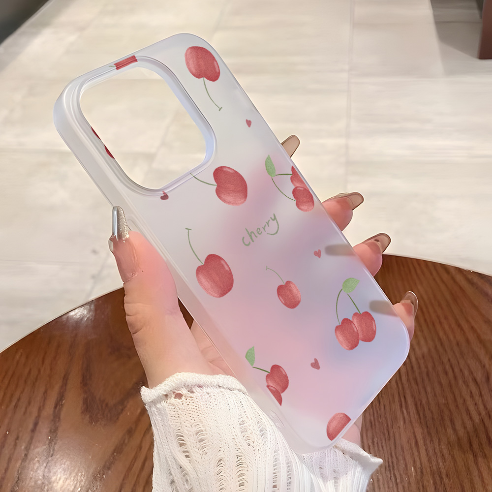Phone Cases Iphone 14 - Coque de téléphone Cherry givrée pour