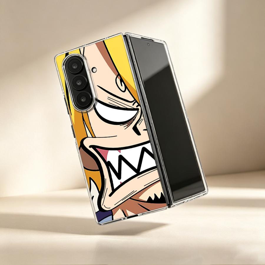 Phone Cases Z Fold 5 - Coque de téléphone souple transparente Angry