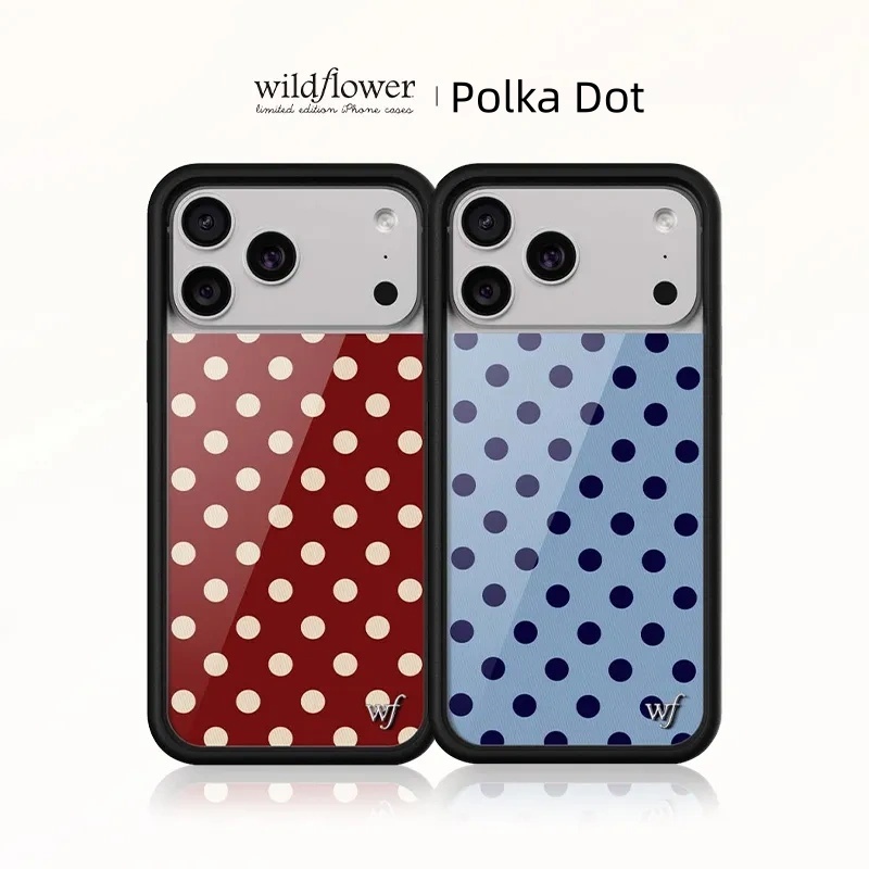 Phone Cases Wildflower - Coque de téléphone à pois 3D,