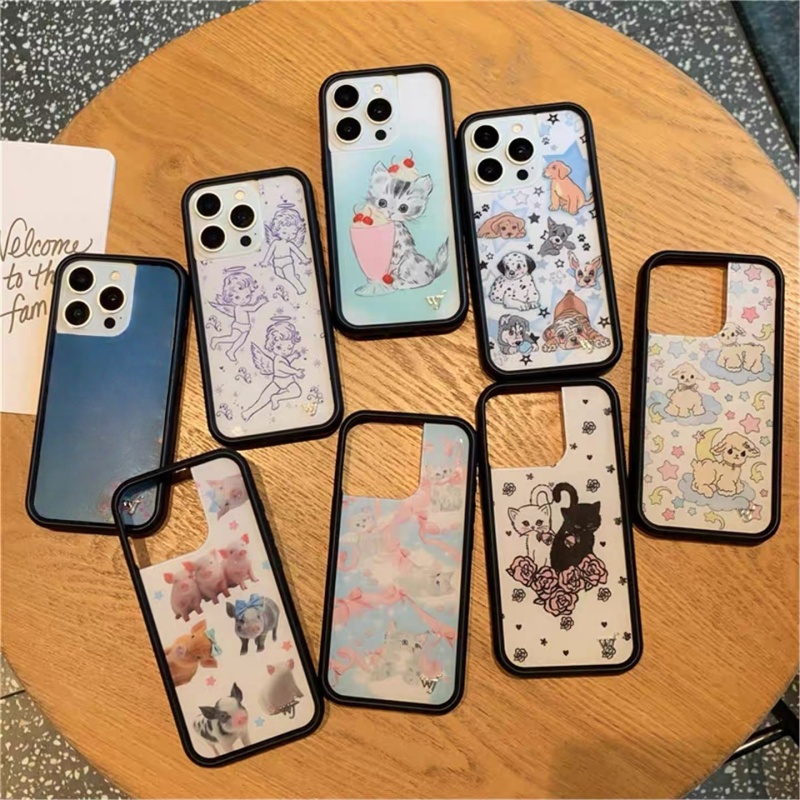 Phone Cases Wildflower - Fleur sauvage ins fête chien porcelet
