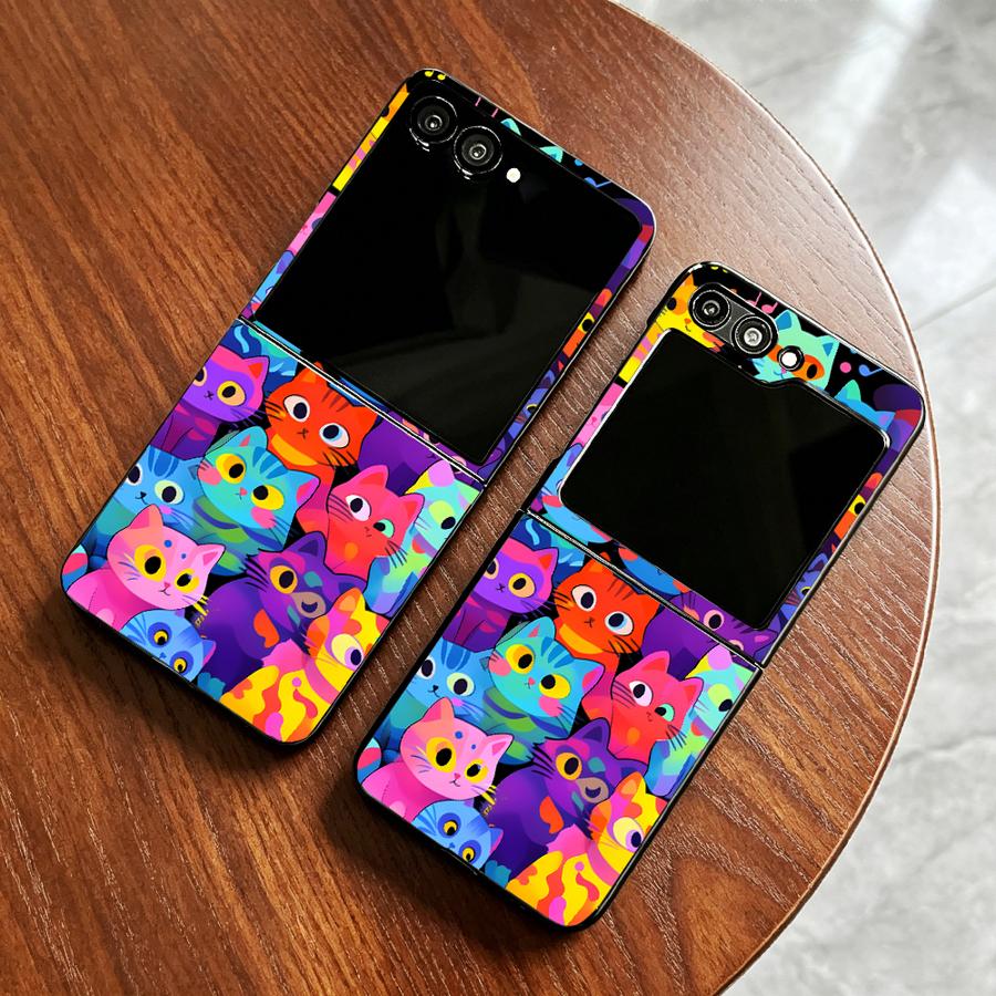 Phone Cases Z Fold 5 - Coque de téléphone intégrale motif chat