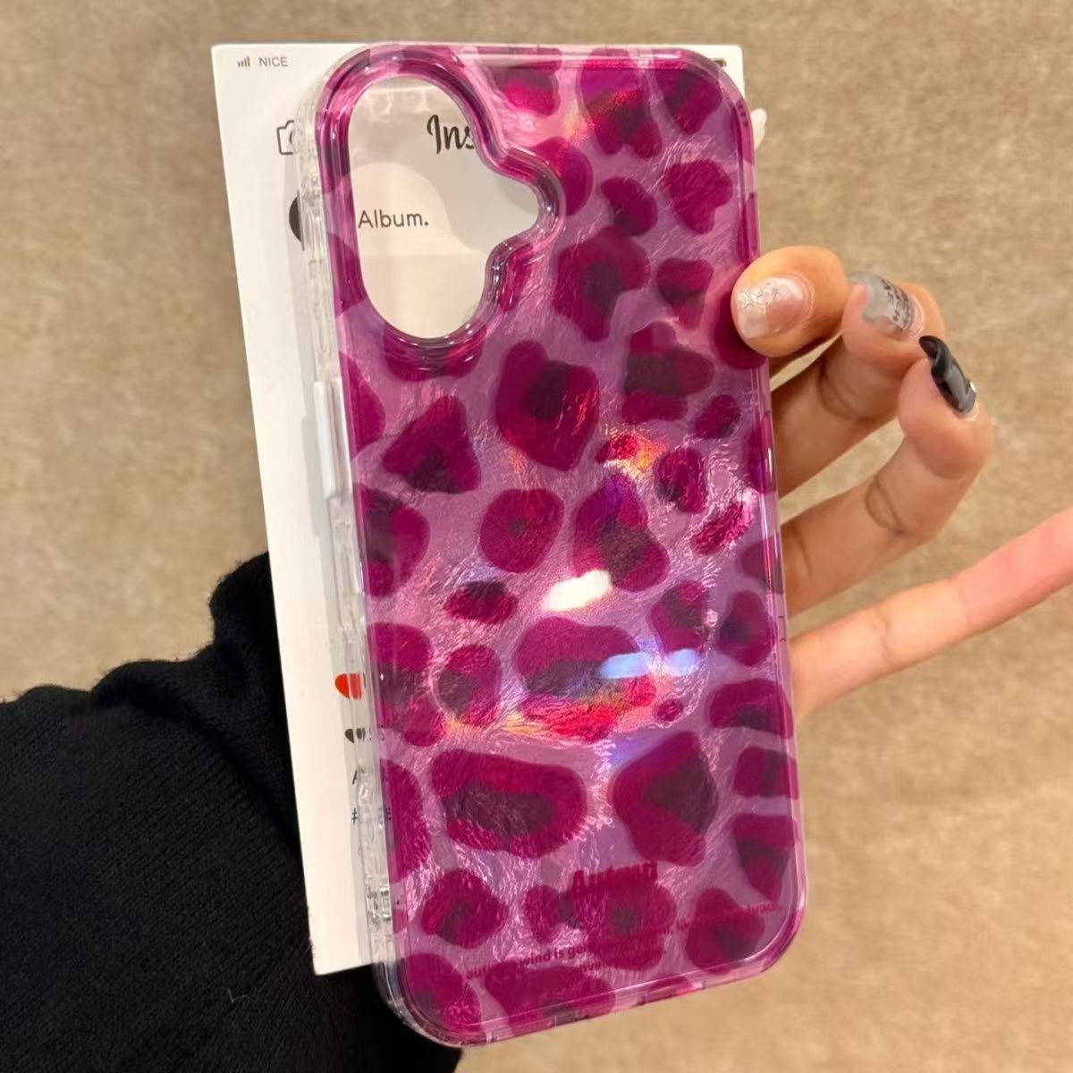 Coque de téléphone à motif léo - Phone Cases Purple avis et prix