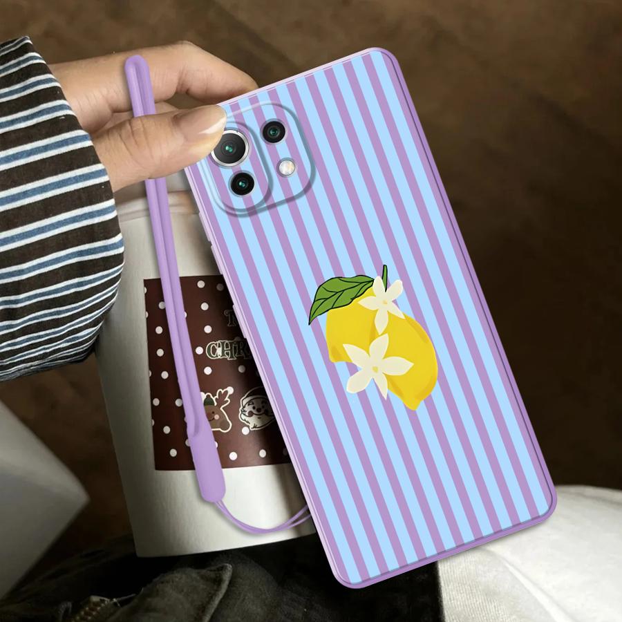 Coque à motif de rayures fraîc - Phone Cases For Iphone 11 avis et prix