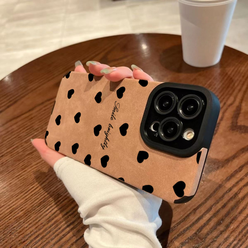 Nouveau luxe noir amour coeur  - Phone Cases Best avis et prix