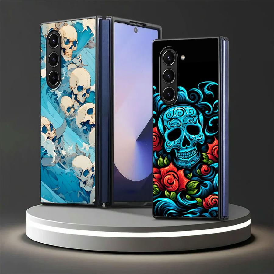 Coque d'art crâne pour Samsung - Phone Cases Z Fold 5 avis et prix