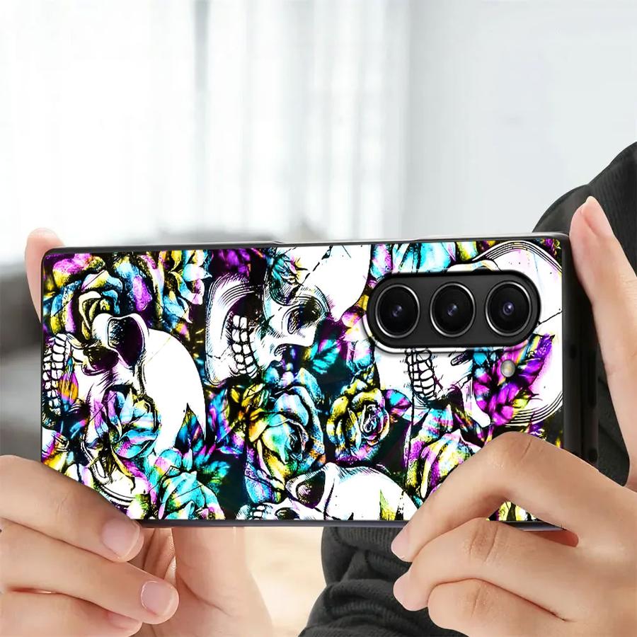Coque d'art crâne pour Samsung - Phone Cases Z Fold 5 avis et prix