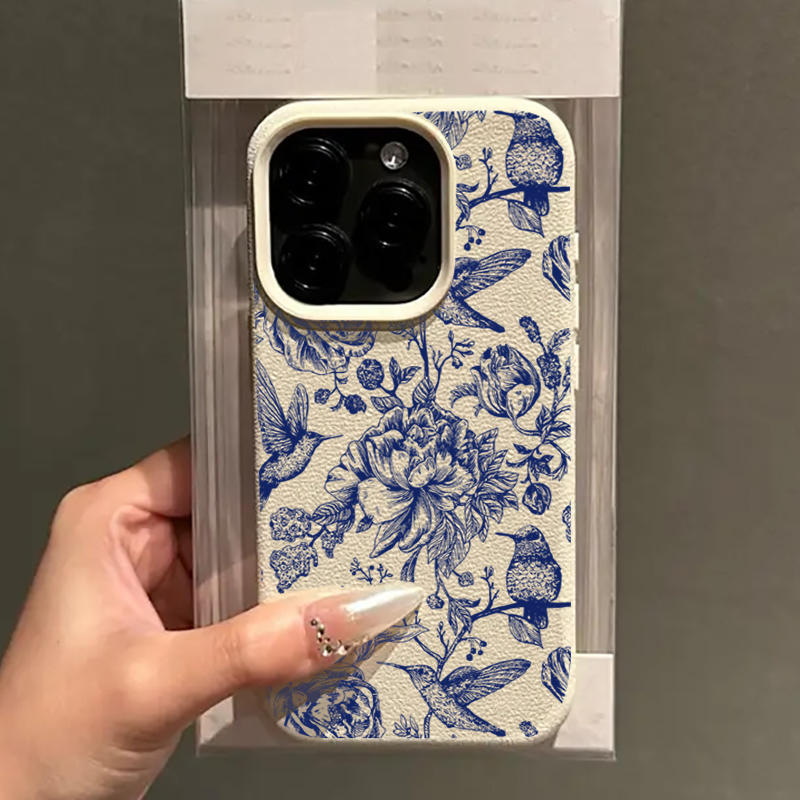 Coque Souple Bleue Rétro à Mot - Phone Cases For Iphone 11 avis et prix