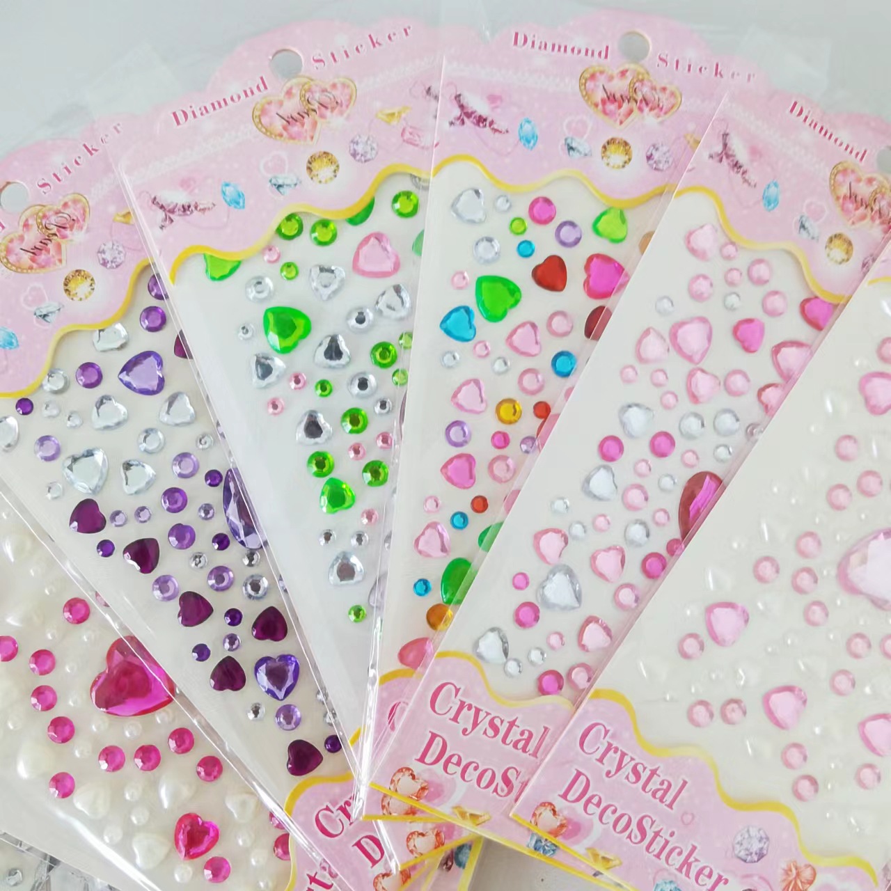 Autocollants 3D Cœur Diamant T - Phone Cases Viral avis et prix
