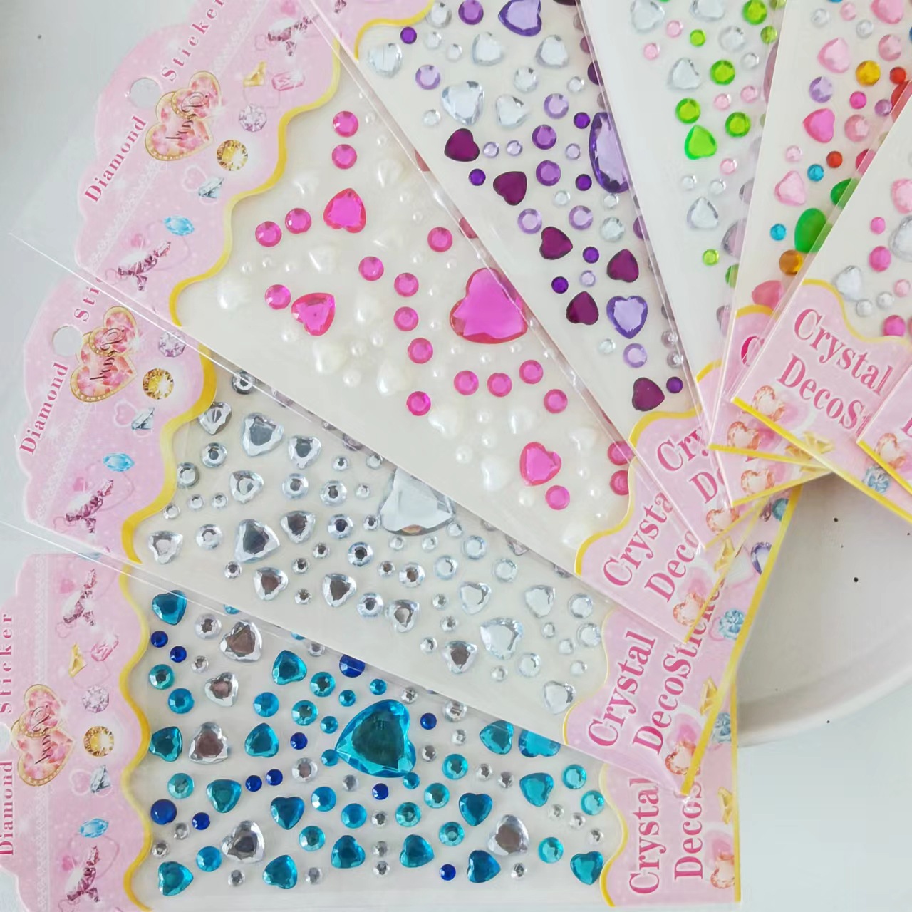 Autocollants 3D Cœur Diamant T - Phone Cases Viral avis et prix