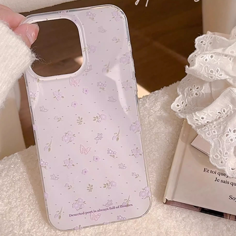 Ins – coque de téléphone à fle - Phone Cases Purple avis et prix